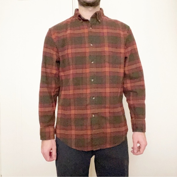 Pendleton Cotton Mason Plaid Flannel Button Down Shirt Men’s Size Medium - Picture 1 of 8